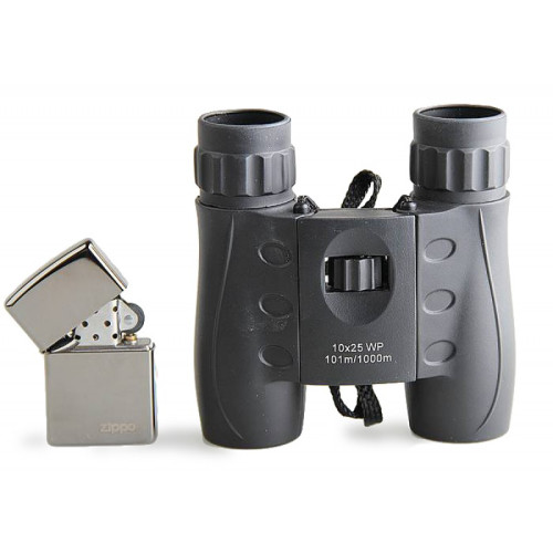 Бинокль Veber WP 10x25, черный