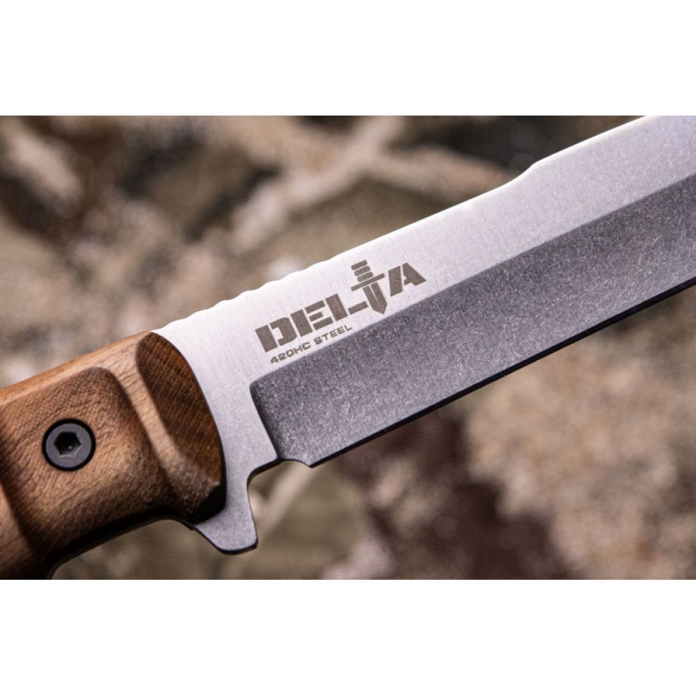 Тактический нож Delta 420 HC Lite, дерево