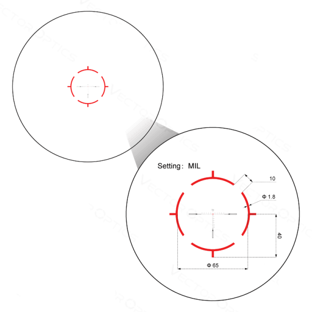 Оптический прицел Vector Optics Continental x10 1-10x28 ED FFP VET-RAR