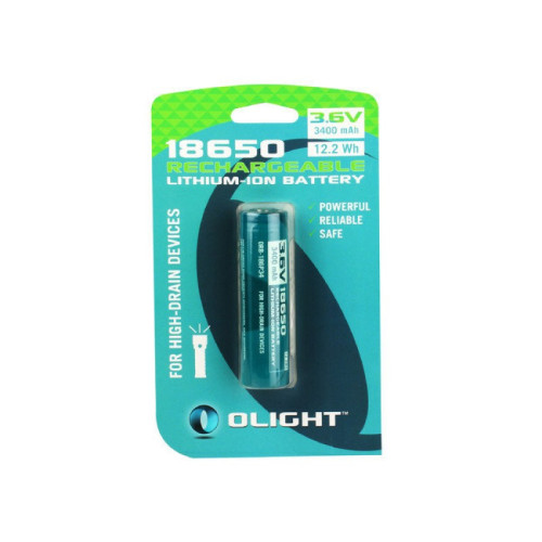 Аккумулятор Li-ion Olight ORB-186L34 18650 3,7 В. 3400 mAh