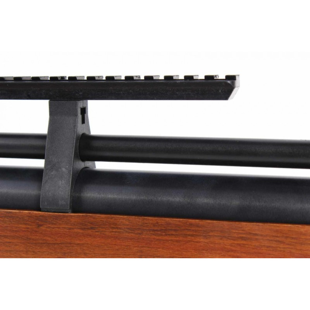 Пневматическая винтовка Hatsan Flashpup-W QE (дерево, PCP, модератор, 3 Дж) 6,35 мм