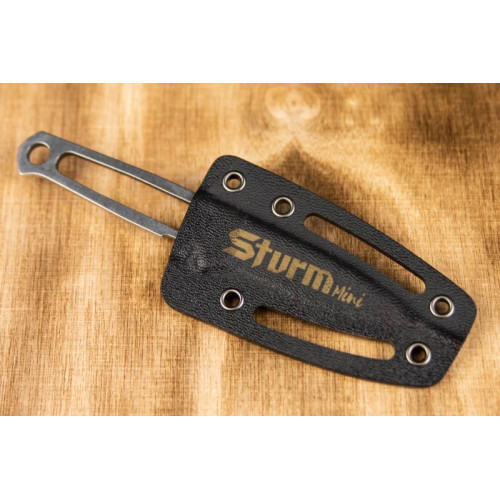Туристический нож Sturm Mini Niolox StoneWash
