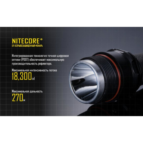 Фонарь Nitecore EF1 взрывозащищенный