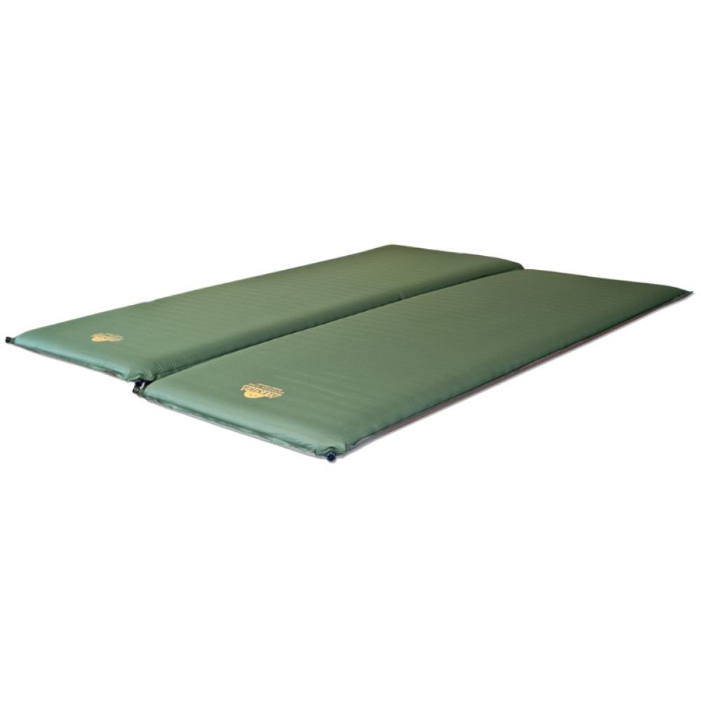 Cамонадувающийся коврик увеличенного размера для семейного туризма Double comfort