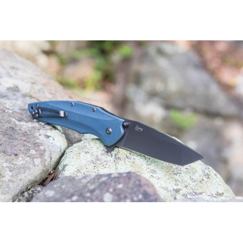 Складной нож Zorg D2 Gray Titanium