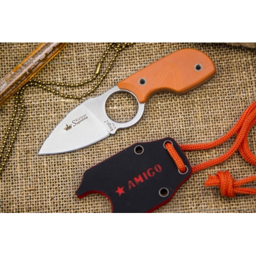 Шейный нож Amigo Z Satin D2