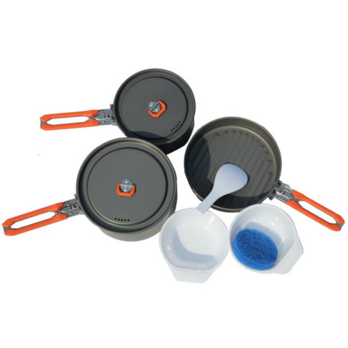 Туристический набор посуды на 2 персоны Feast 3