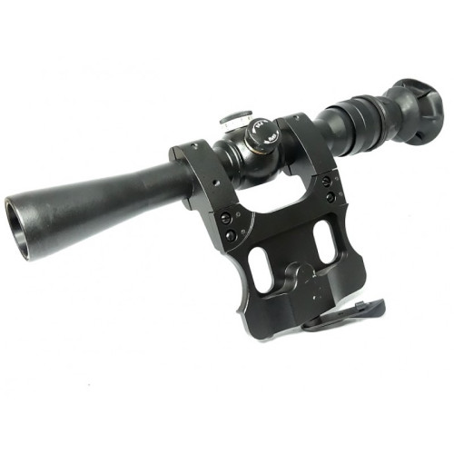 Оптический прицел Рысь 6М сетка №6 с кронштейном для Вепрь