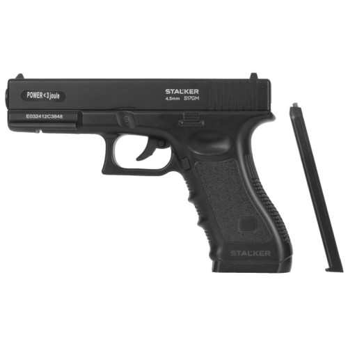 Пистолет пневматический Stalker S17GM (Glock17) к.4,5мм